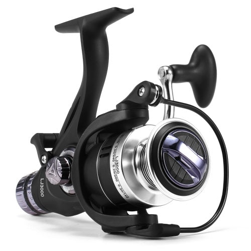 9+1 BB Fishing Reel Dual Brake System Smooth Spinning Reel with Interchangeable Handle Fishing Tackle