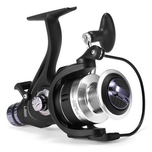 9+1 BB Fishing Reel Dual Brake System Smooth Spinning Reel with Interchangeable Handle Fishing Tackle