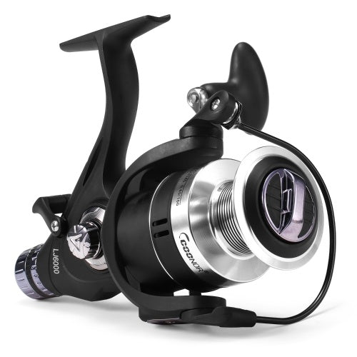 9+1 BB Fishing Reel Dual Brake System Smooth Spinning Reel with Interchangeable Handle Fishing Tackle