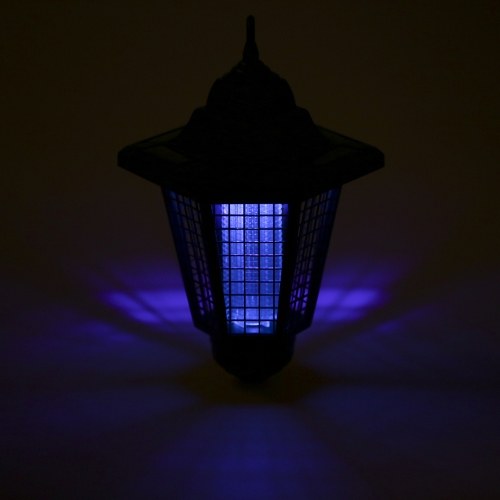 Outdoor Solar Powered Light with 2 Light Modes IP65 Water Resistant Electric Lamp Trapping Lantern