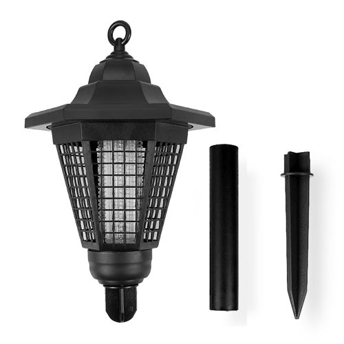 Outdoor Solar Powered Light with 2 Light Modes IP65 Water Resistant Electric Lamp Trapping Lantern