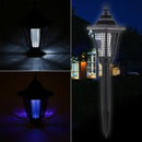 Outdoor Solar Powered Light with 2 Light Modes IP65 Water Resistant Electric Lamp Trapping Lantern