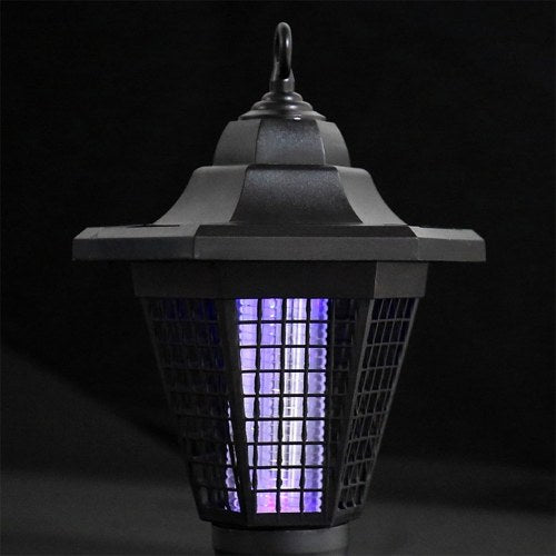 Outdoor Solar Powered Light with 2 Light Modes IP65 Water Resistant Electric Lamp Trapping Lantern