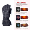 Electric Heated Gloves Three-Gear Thermostat for Skiing Walking Hiking Climbing Driving Cold Weather