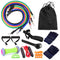 16pcs Fitness Resistance Bands Set