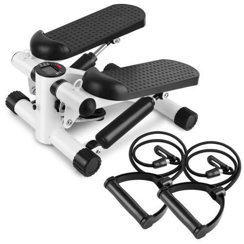 Mini Fitness Twist Stepper Electronic Display Home Exercise Equipment with Resistance Bands