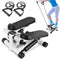 Mini Fitness Twist Stepper Electronic Display Home Exercise Equipment with Resistance Bands