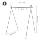 Portable Collapsible Stainless Steel Camping Hanging Rack