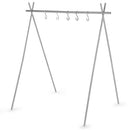 Portable Collapsible Stainless Steel Camping Hanging Rack