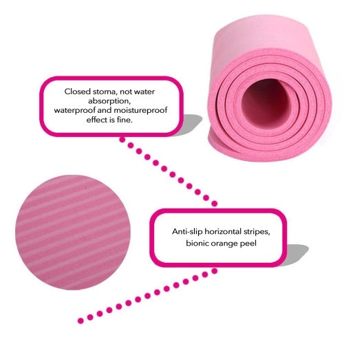 Eco-friendly and Tasteless Yoga Practice Mat