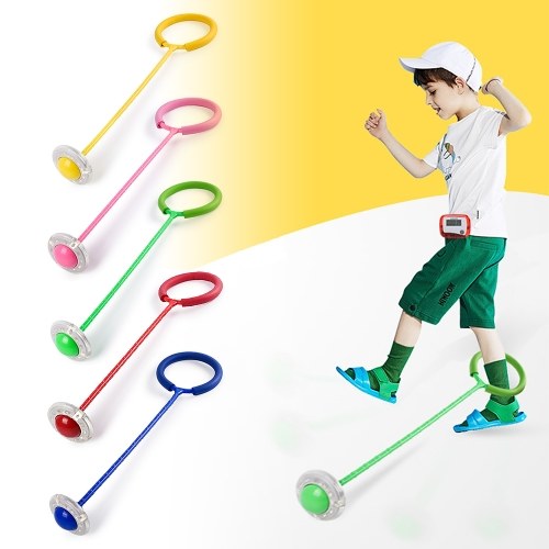 Ankle Flashing Skip Ball Swing Ball Jumping Ball Dancing Ball Toy Ball Sports Ball Exercise Accessory Fitness Equipment for Children and Adult