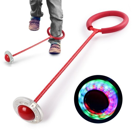 Ankle Flashing Skip Ball Swing Ball Jumping Ball Dancing Ball Toy Ball Sports Ball Exercise Accessory Fitness Equipment for Children and Adult