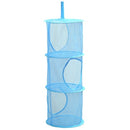 3 Layers Collapsible Fishing Hanging Storage  Drying Net Bag