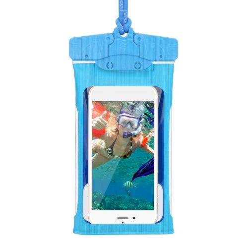 IPX8 Mobile Phone Waterproof Bag Transparent TPU Waterproof Phone Pouch Dry Bag