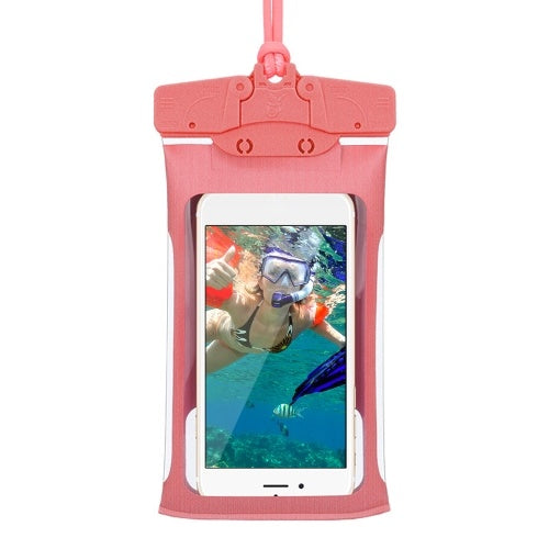 IPX8 Mobile Phone Waterproof Bag Transparent TPU Waterproof Phone Pouch Dry Bag