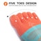 3 Pairs Sports Toe Socks Athletic Five Toe Socks