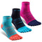 3 Pairs Sports Toe Socks Athletic Five Toe Socks