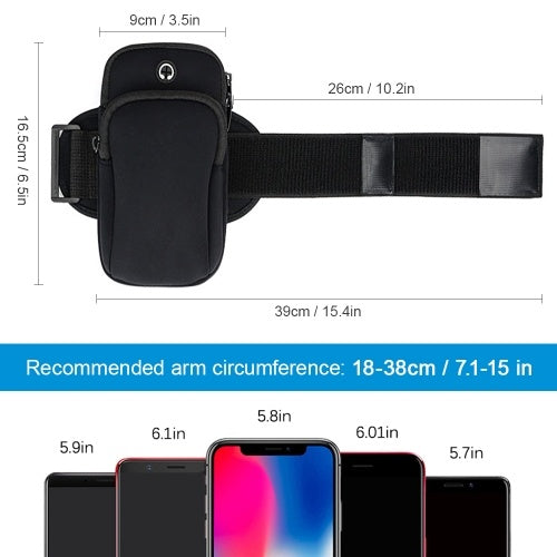 Multifunctional Phone Arm Band Gym Phone Holder Phone Arm Case Running Band Outdoor Running Bag