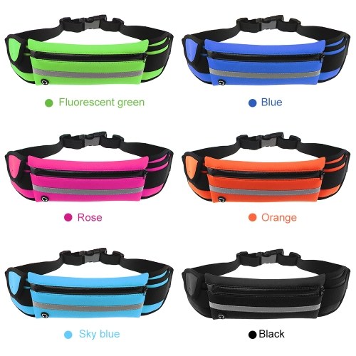 Multifunctional Waist Belt Ultra Light Waist Pouch Waterproof Gym Phone Holder Cellphone Pouch Waist Bag  Running Band Outdoor Running Bag Riding Bag