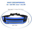 Multifunctional Waist Belt Ultra Light Waist Pouch Waterproof Gym Phone Holder Cellphone Pouch Waist Bag  Running Band Outdoor Running Bag Riding Bag