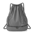 Foldable Drawstring Backpack Sports Gym Bag