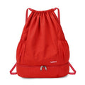 Foldable Drawstring Backpack Sports Gym Bag