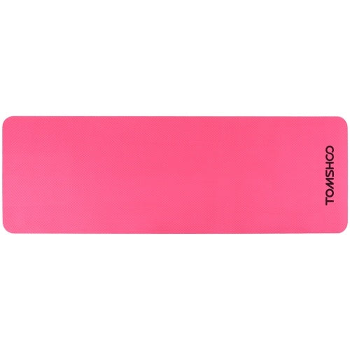 TOMSHOO 72.05×24.01in Portable Yoga Mat Thicken Sports Mat Anti-slip Exercise Mat for Fitness Workouts with Carrying Strap and Storage Bag