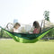 Portable Camping Hammock Outdoor Parachute Hammock Hammock Swing Bed with Mosquito Net for Outdoor Camping