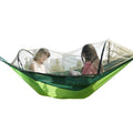 Portable Camping Hammock Outdoor Parachute Hammock Hammock Swing Bed with Mosquito Net for Outdoor Camping