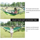 Portable Camping Hammock Outdoor Parachute Hammock Hammock Swing Bed with Mosquito Net for Outdoor Camping