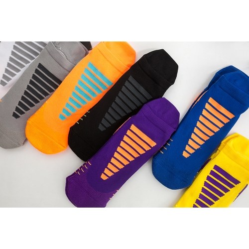 Men Women Anti Slip Athletic Socks Sports Grip Socks for Basketball Soccer Volleyball Running Trekking Hiking Absorption Moisture Wicking Compression Socks