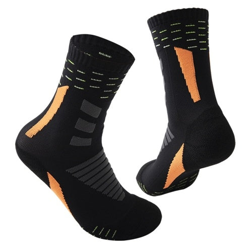 Men's Anti Slip Athletic Socks Sports Grip Socks for Basketball Soccer Volleyball Running Trekking Hiking Absorption Moisture Wicking Compression Socks