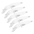 5pcs Transparent Fishing Lures