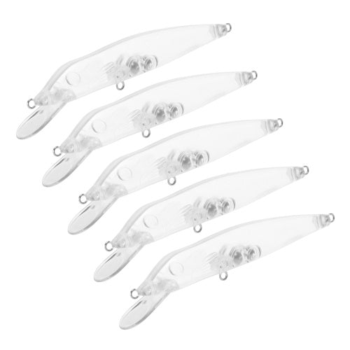 5pcs Transparent Fishing Lures