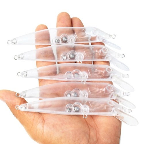 5pcs Transparent Fishing Lures