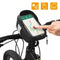 Touchscreen Bike Phone Bag Waterproof Phone Holder Cycling Tube Front Frame Bag Bicycle Bag Cellphone Pouch