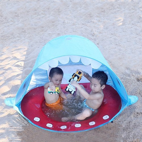 Outdoor Camping Tent Pop-up Fun-Play Tent Installation-free Shark Tent