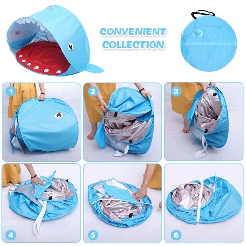 Outdoor Camping Tent Pop-up Fun-Play Tent Installation-free Shark Tent