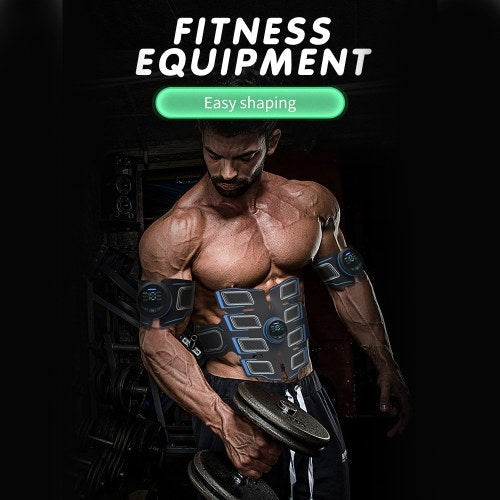 Eight Abdominal Muscle Shaper Househeld Exercise Equipment Body Slimming Fat Burning Exerciser Shape Building Fitness Electric Muscles Training Machine