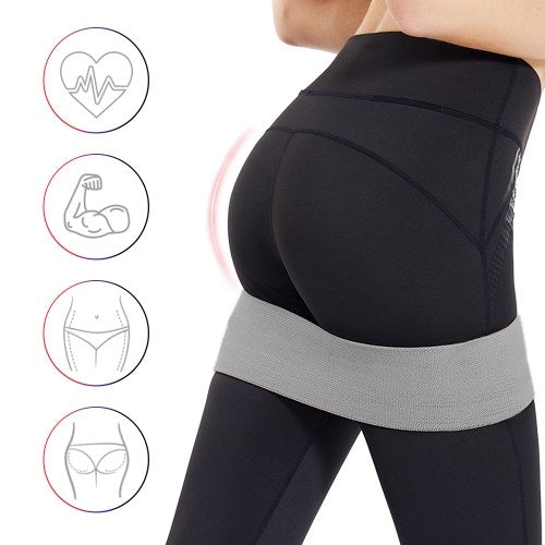 3 PCS Exercise Resistance Loop Bands with Storage Bag Elastic Booty Band Set for Yoga Home Gym Training