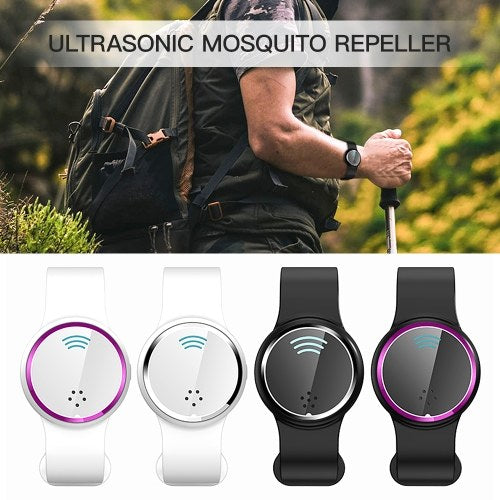 Portable Electronic Mosquito Repellent Bracelet Ultrasonic Mosquito Repeller Wristband Waterproof Watch