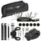 Portable Mountain Bike Repair Tools Kit Bicycle Repair for Multipurpose Emergency Tire Repair Set 16 in 1 Bicycle Repair Multifunctional Tool Set Mini Bike Pump Bike Maintenance Tool with Bag