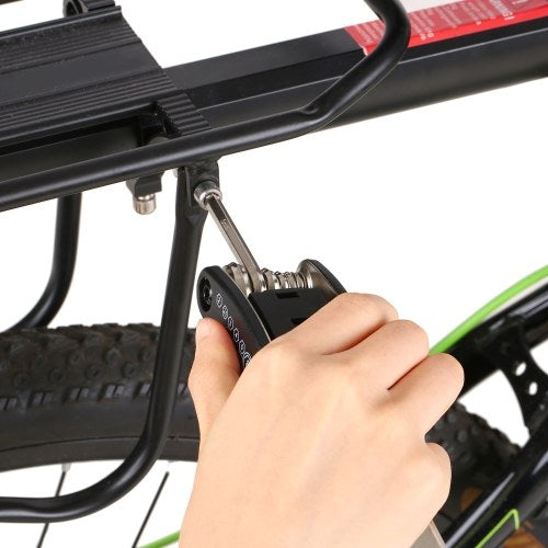 Portable Mountain Bike Repair Tools Kit Bicycle Repair for Multipurpose Emergency Tire Repair Set 16 in 1 Bicycle Repair Multifunctional Tool Set Mini Bike Pump Bike Maintenance Tool with Bag