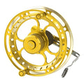 Fly Fishing Reel 3BB Ball Bearings Full Metal Fishing Wheel Right Handed Aluminum Alloy Smooth Fly Reels Ultra Light Front Fishing Reel Fishing Accessories