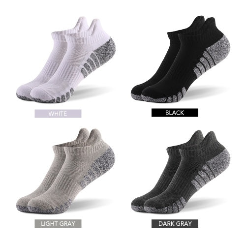 6 Pairs Sports Ankle Socks  Athletic Low-cut Socks Thick Knit Autumn Winter Socks Outdoor Fitness Breathable Quick Dry Socks Wear-resistant Warm Socks Lightweight Anti-skid No-Show Socks For Marathon Running Cycling