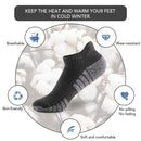 6 Pairs Sports Ankle Socks  Athletic Low-cut Socks Thick Knit Autumn Winter Socks Outdoor Fitness Breathable Quick Dry Socks Wear-resistant Warm Socks Lightweight Anti-skid No-Show Socks For Marathon Running Cycling