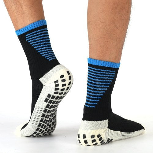 Anti Slip Soccer Socks Team Sports Socks Outdoor Fitness Breathable Quick Dry Socks Wear-resistant Athletic Socks Anti-skid Socks For Football   Basketball Hockey Sports