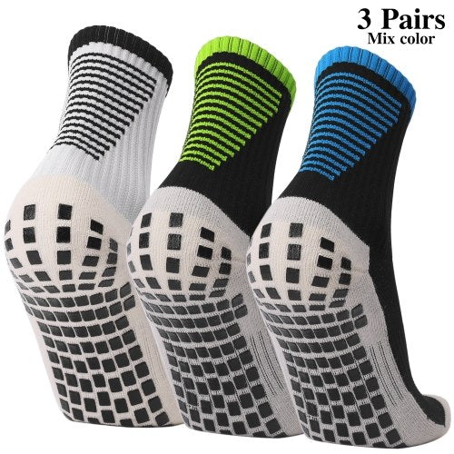 Anti Slip Soccer Socks Team Sports Socks Outdoor Fitness Breathable Quick Dry Socks Wear-resistant Athletic Socks Anti-skid Socks For Football   Basketball Hockey Sports