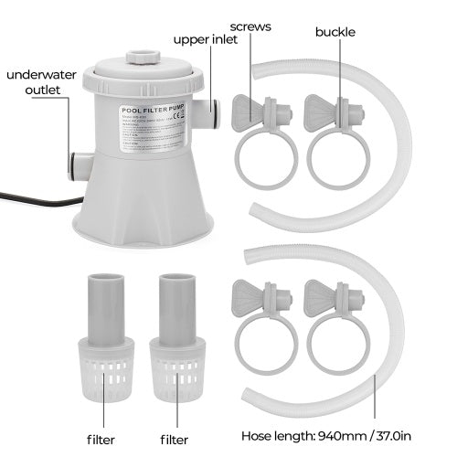مجموعة مرشح مضخة حمام السباحة الكهربائية