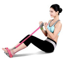 4 Tubes Multifunctional Leg Exerciser Pull Rope Training Equipment Bodybuilding Accessory Pedal Resistance Band for Abdomen Waist Arm Legs Yoga Stretching Slimming Training